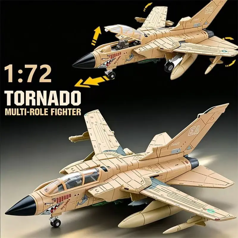 1/72 Scale Tornado Multi-Role Fighter Jet Quick Build Model DIY Kit Plastic Millitary Aircraft Model For Aviation Souvenir Gift