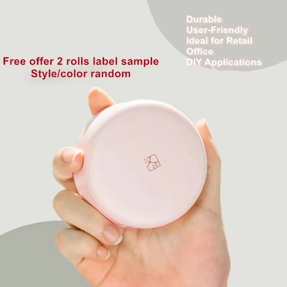 A008  H11 Q2 Bluetooth Thermal Label Printer Mini Pocket Sticker Labeller Maker/Self-Adhesive Paper Rolls Inkless Machine