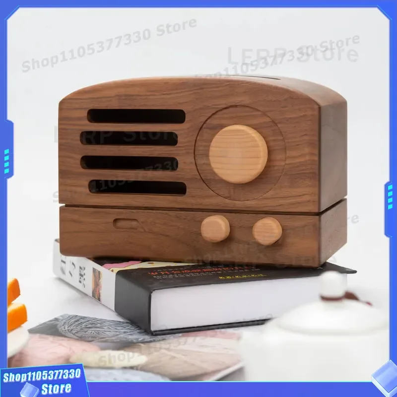 Creative Black Walnut Tissue Box Solid Wood Home Storage for Living Room Car Supplies Elegant Wooden Napkin Holder Decor