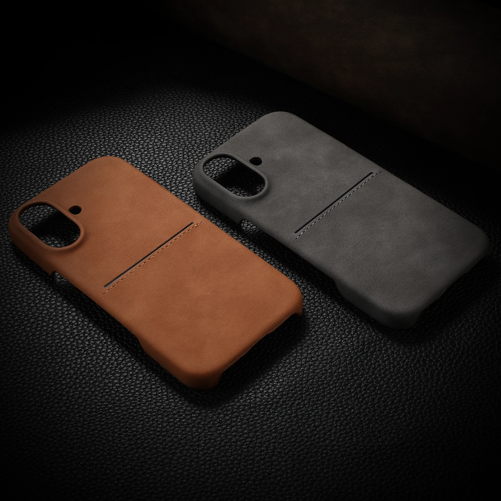 حافظة فاخرة من جلد الخراف لهاتف آيفون 17 إير 16 15 14 13 12 برو ماكس بلس غطاء محفظة مقاوم للصدمات غير لامع #2