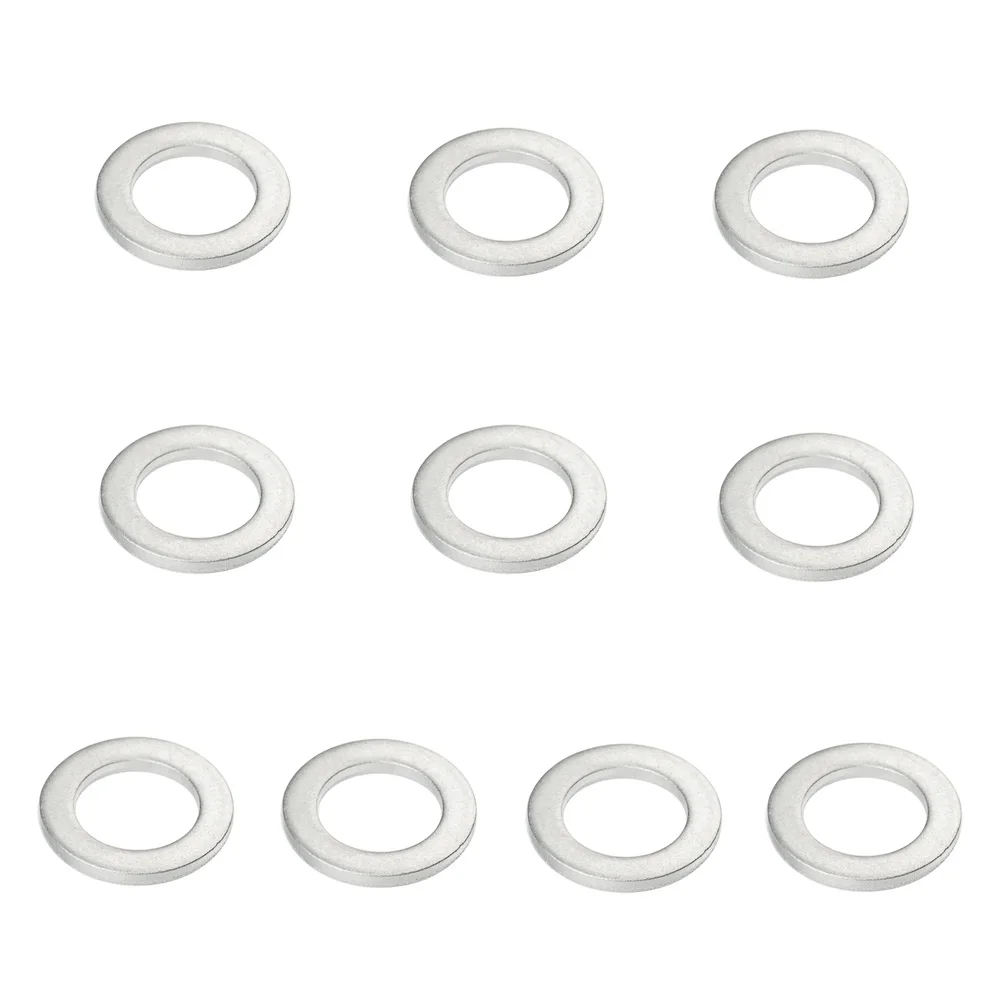 50Pcs 18x26x2mm Aluminum Transmission Oil Drain Plug Crush Washers For Honda Acura Replacement 90471-PX4-000 90471PX4000 OEM New