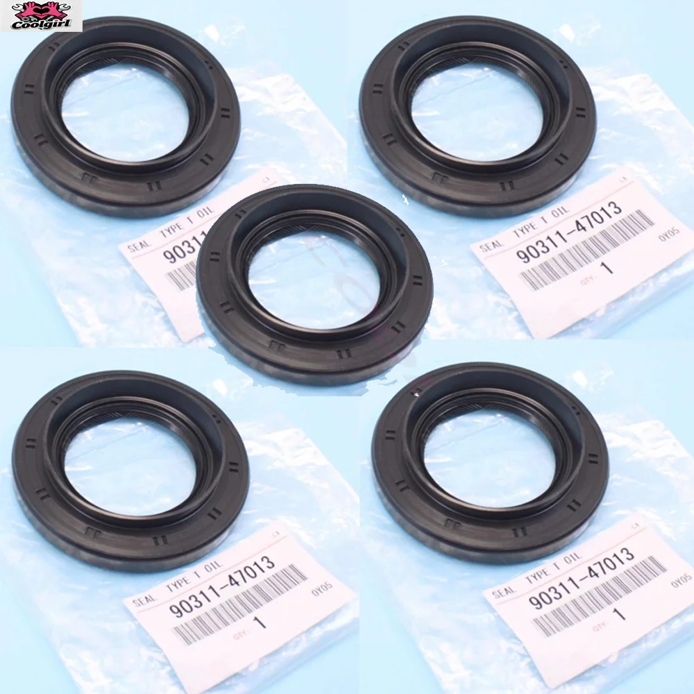 New!5 Piecess OEM 90311-47013 Toyot-a Lexu-s Front Drive Shaft Axle Output Oil Seal Tacom-a GX460