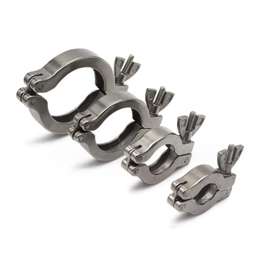 Vacuum Clamp KF16KF50 with Aluminum Alloy Clamp Bracket and Rubber Ring for Use in Professional Automated Manufacturing