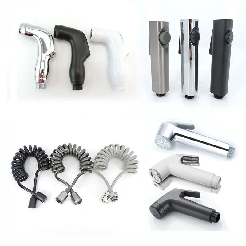 

self clean Handheld Bathroom Bidet Shower Head Toilet Sprayer Faucet Spray Gun ABS water hose tube for wash toilet seat
