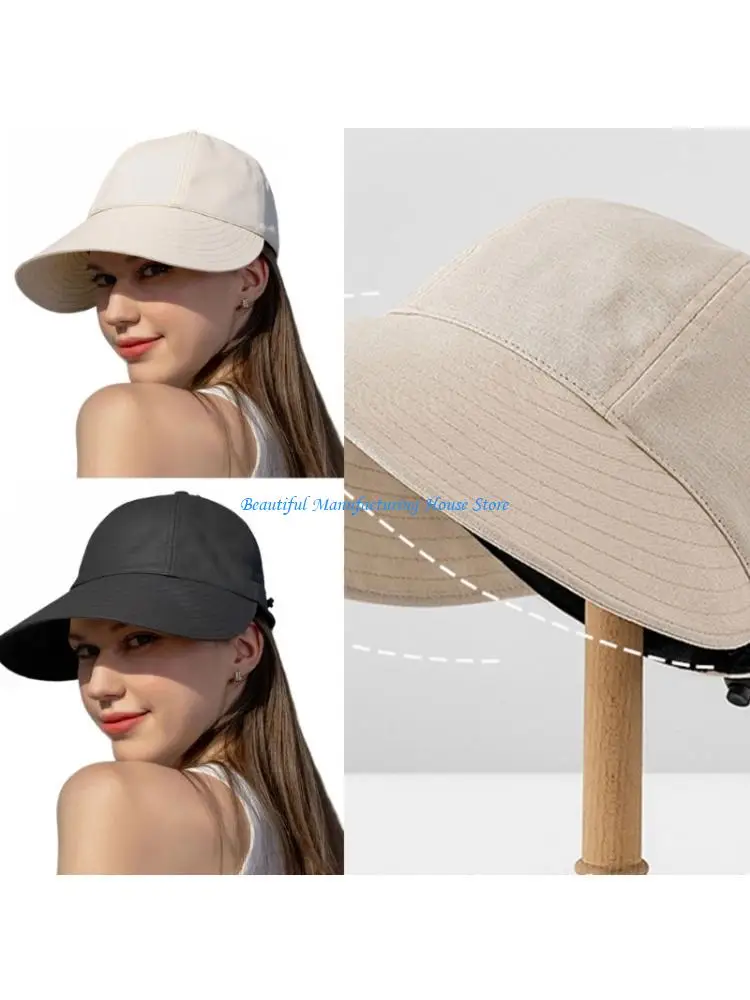 E56A Outdoor Summer Hat Wide Brims Sun Hat Fast Drying Adult Unisex Sun Protective Hat