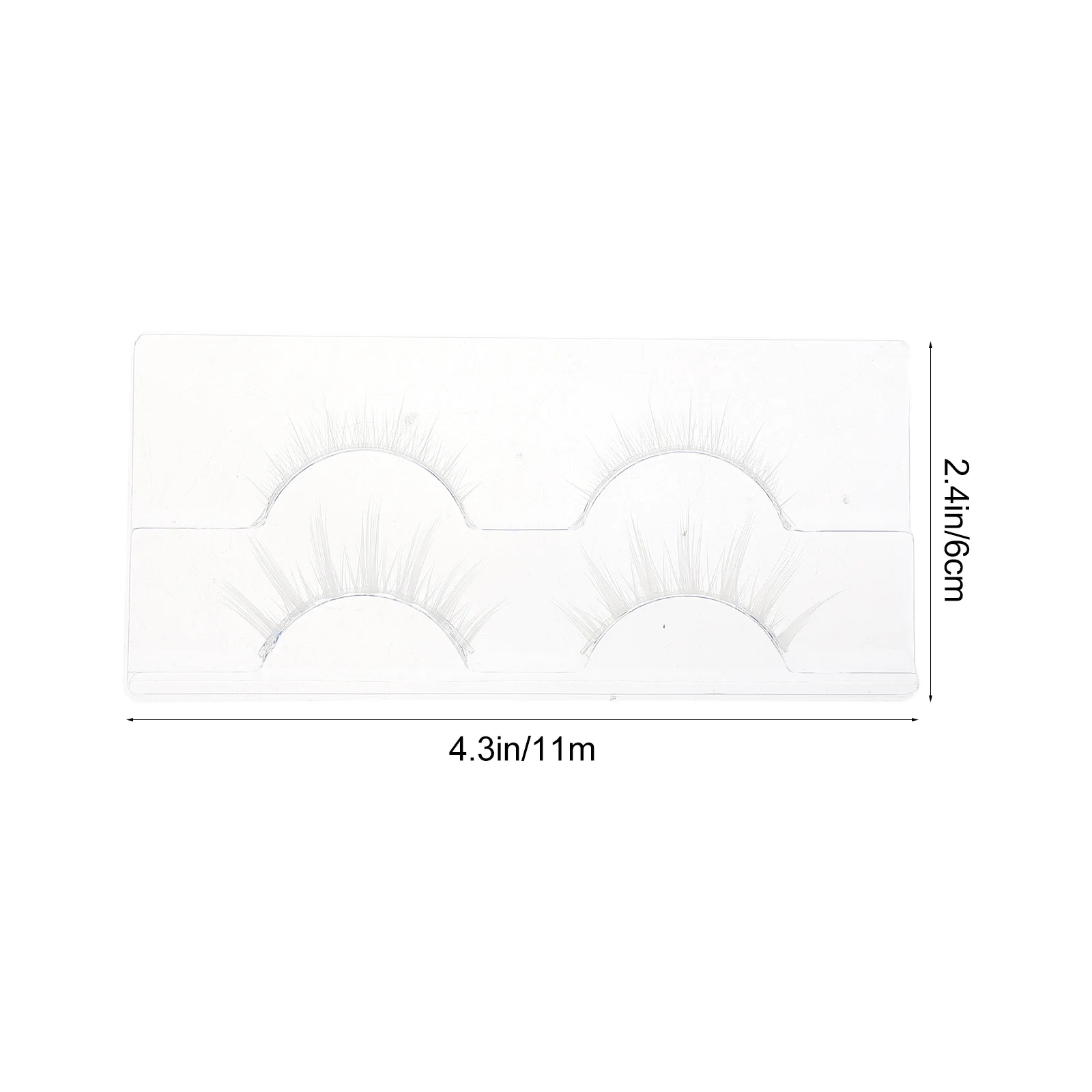 الرموش الصناعية 2 أزواج رموش ماكياج الألياف الكيميائية للنساء حفلة النادي الليلي العين الجمال فو جلدة ماكياج الزخرفية #2