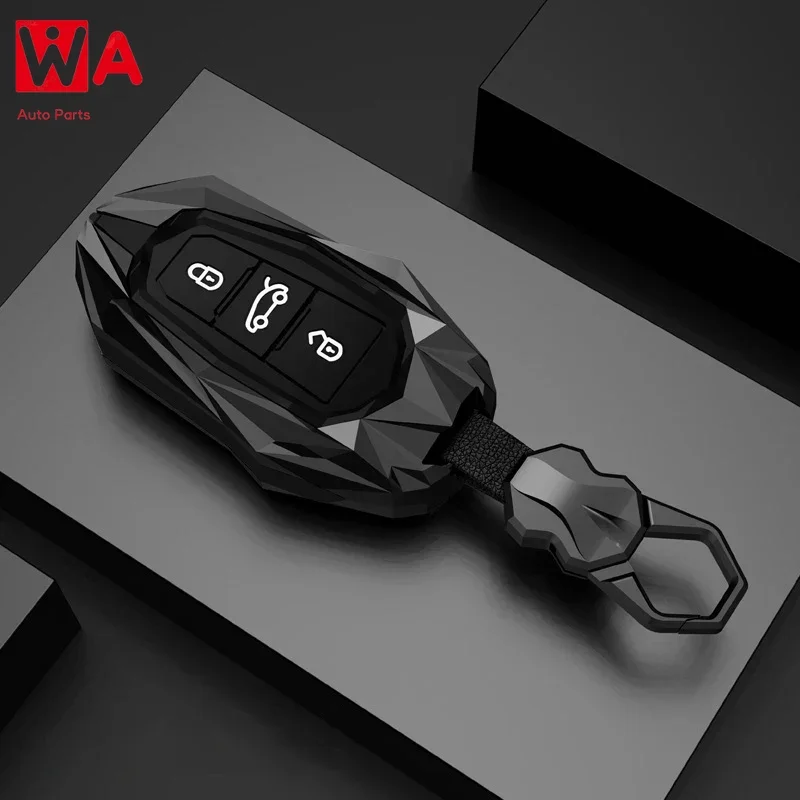 

Zinc Alloy Car Key Cover Case Shell For Peugeot 308 408 508 2008 3008 4008 5008 Citroen C4 C4L C6 C3-XR Picasso DS3 DS4 DS5