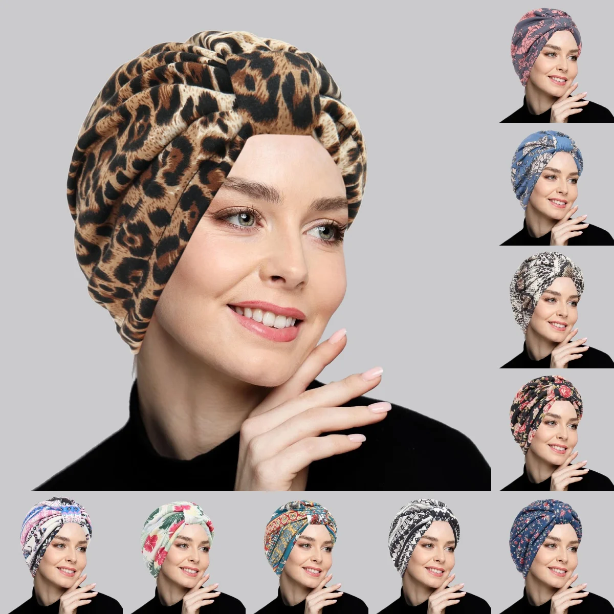New Muslim Women Twist Knot Chemo Cap Cancer Hat Turban Hat Bonnet Head Scarf Wrap Indian Hat Beanies Skullies Arab Islamic Cap