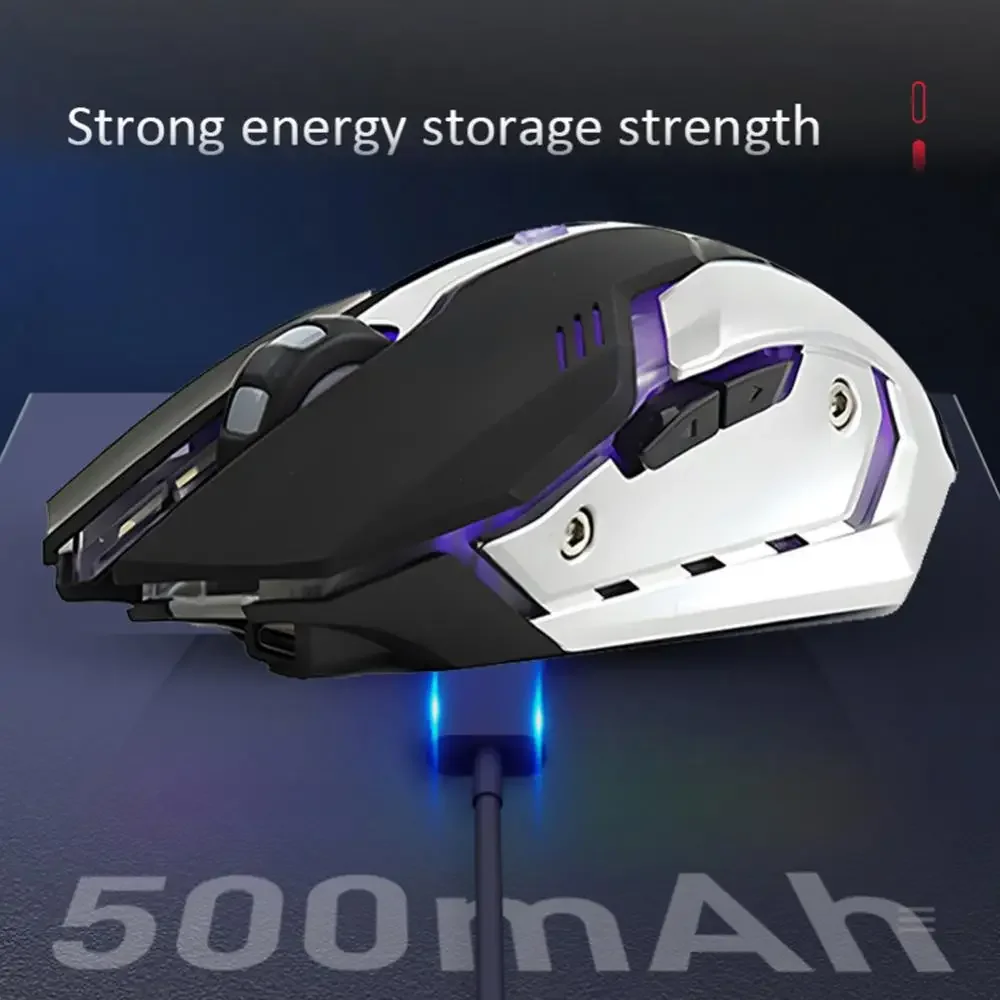 

Wireless Silent Gaming Mouse Rechargeable 2.4G Ergonomic Mouse PC Gamer Computer Office Mechanical Mouse Laptop Accessories