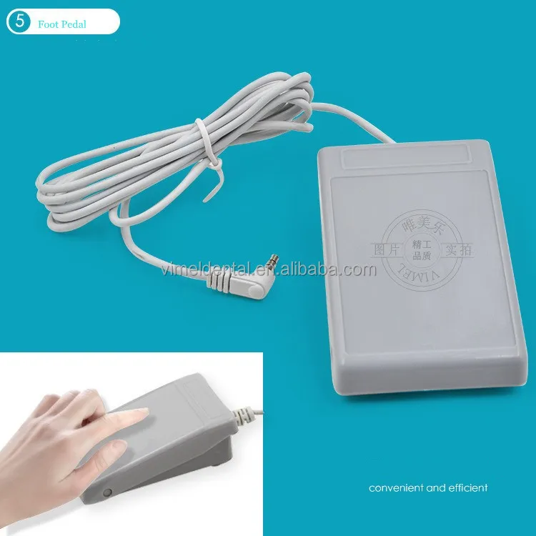 Mini den tal معدات المختبرات محرك صغري بدون فرش CV MM-II 50,000 دورة في الدقيقة التحكم في الدواسة قابلة للشحن آلة طحن الأسنان ine