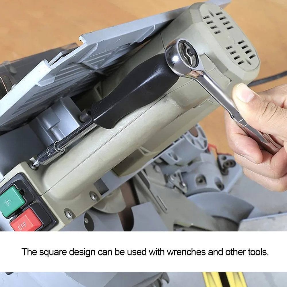 

2 шт., длина 5,9 дюйма, 1/4 дюйма, ручка-спиннер, противоскользящая ручка, черная отделка/хромированная ручка драйвера