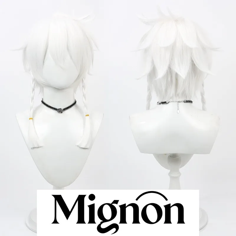 

Identity V The Truth Beyond Prophet White cosplay wig pure white prophet detachable braids Halloween gift