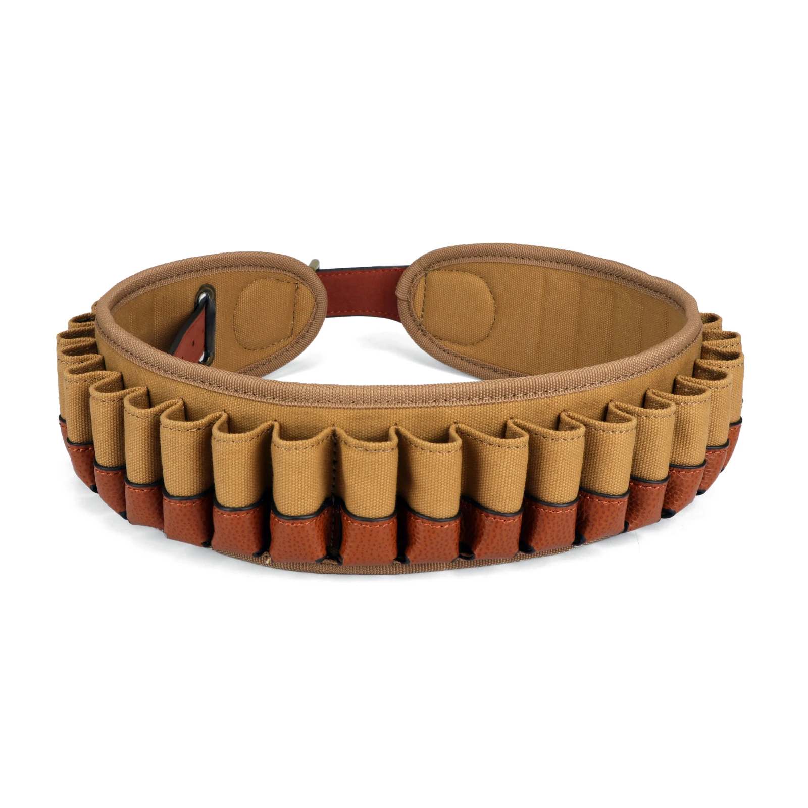 Tourbon Hunting Gun Accessories Gun Bandolier 12 Gauge Ammo Belt Shooting Cartridges Shell Holder 25 Rounds Carrier