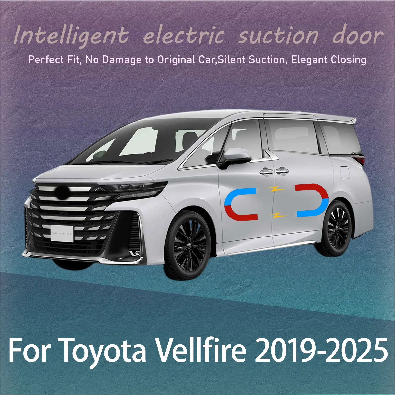 

Electric Soft Close Door Kit For Toyota Vellfire 2019-2025 Auto Silent Anti-Slam Suction Door System Automatic Closing Latch