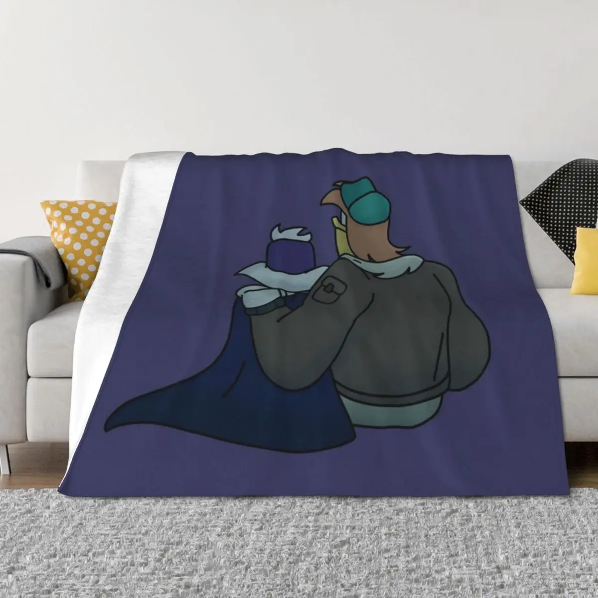 

out on patrol Throw Blanket Hairys Flannel Furry Luxury Throw Blankets