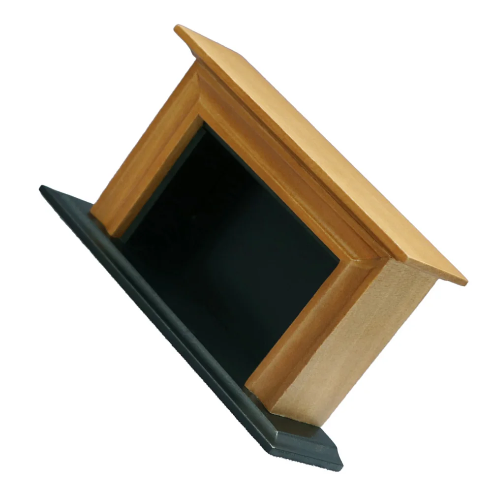 Mini Scene Model Retro Fireplace Vintage Decor House Furniture Dollhouse Micro