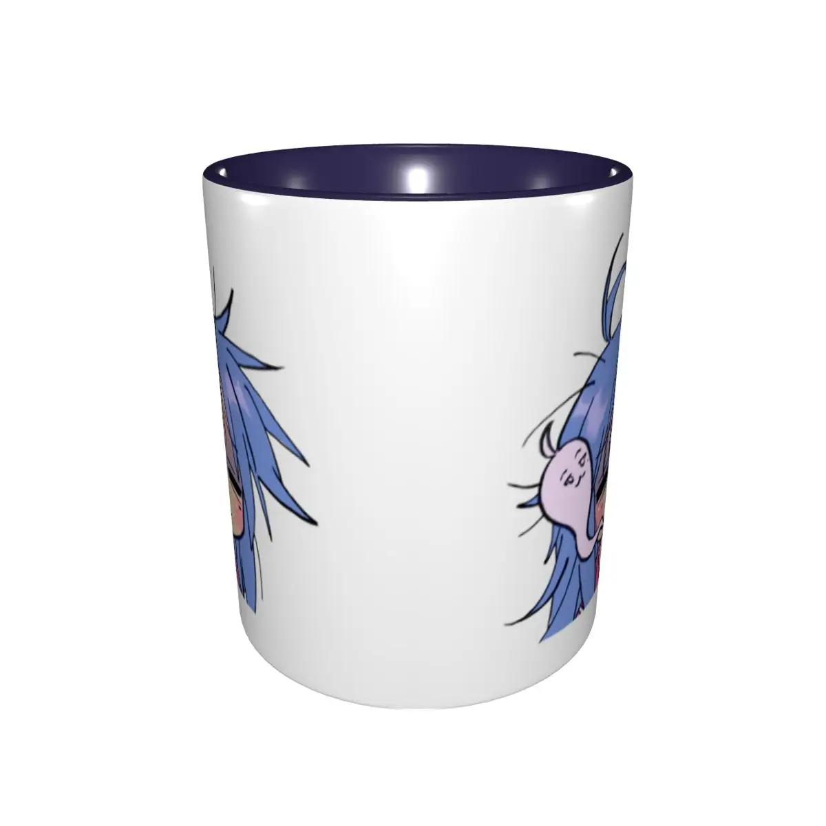 Dead Tired Izumi Konata Lucky Star Mug Funny Ceramic Coffee Cups Tea Mugs Milk Cup Drinkware Gift for Woman Man DIY Custom