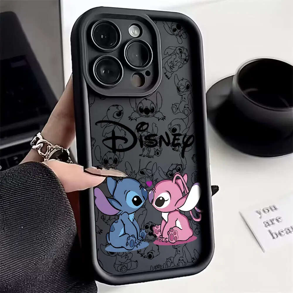 Popular Cute Stitch Phone Case for Oppo A60 A3 A3X A98 A78 A58 A38 A57 A76 A17 A94 A74 A55 A54 A79 4G 5G Soft TPU Back Cover