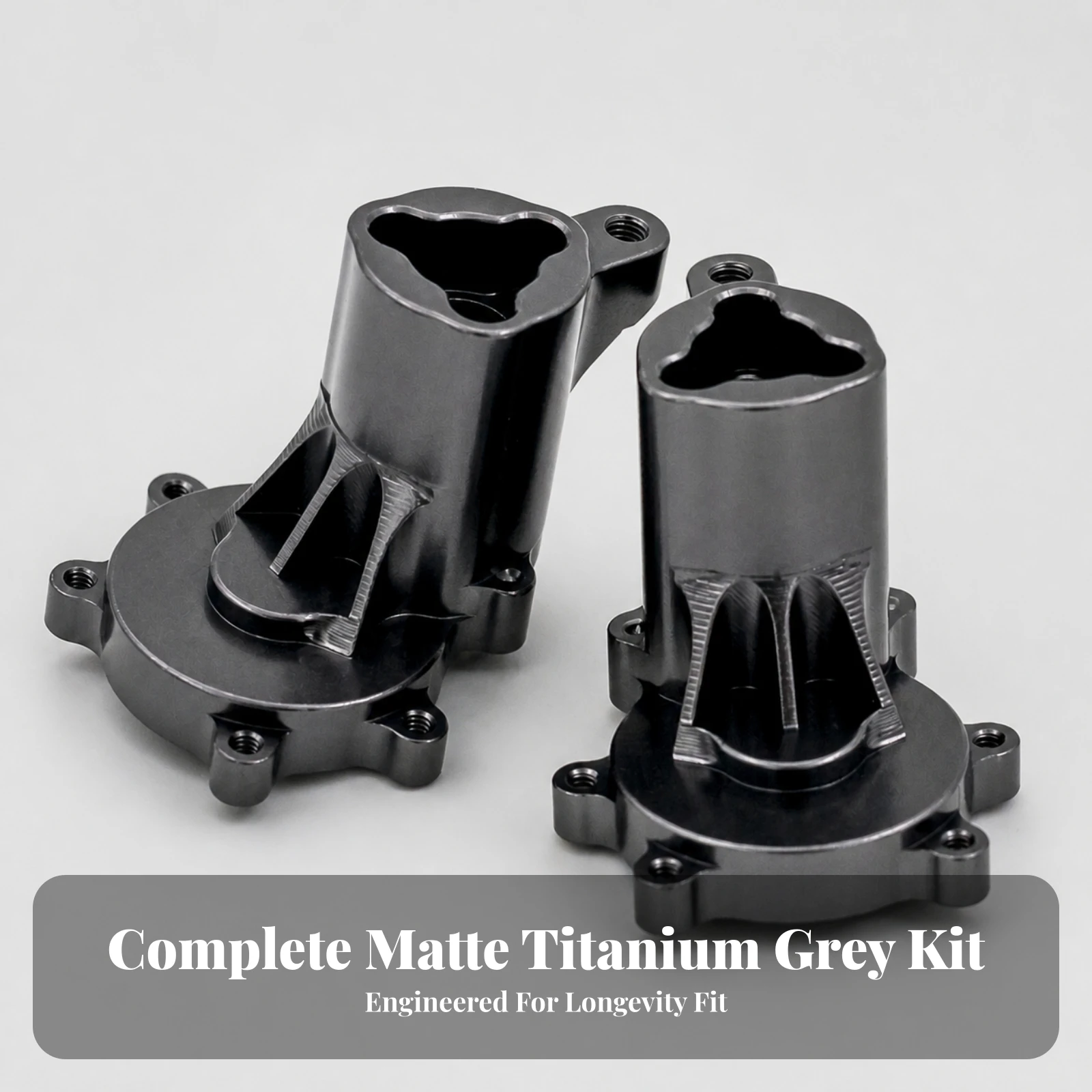 Brand GEN8 Replacement Part Rigid Machined Aluminum Upgrade Component Titanium-Finish RC Vehicle Component Durable