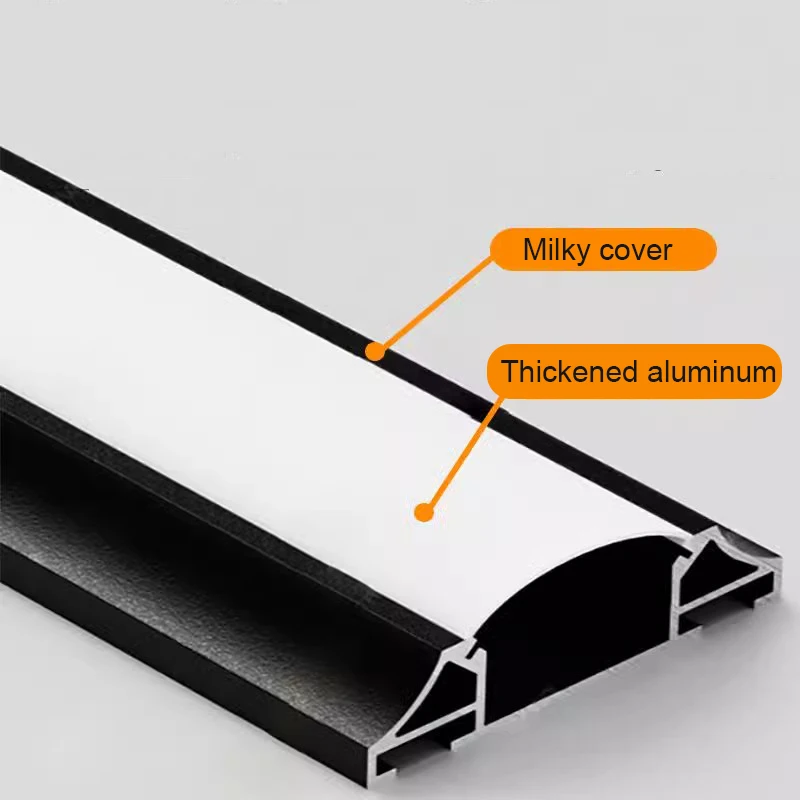 Surface Mounted Aluminum Profile New Chinese-style Corner Linear Light Ceiling Decoration Linear Lamp
