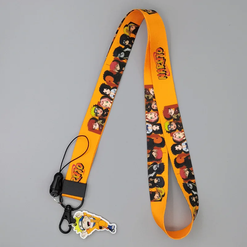 Anime Naruto Uzumaki Naruto Sasuke Kakashi Schlüsselband Niedliches Anime-Zubehör Kreatives Design Handy-Halsband Geschenk – Detail 10