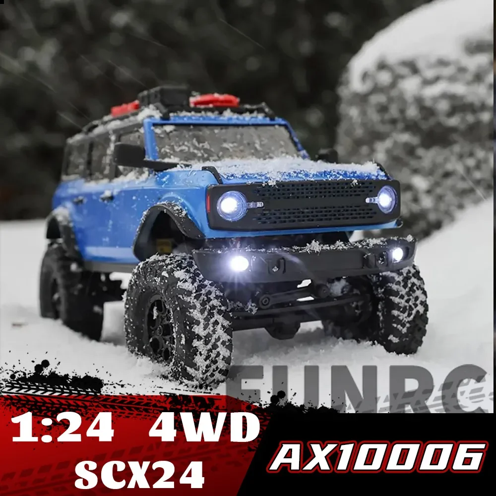 Axial SCX24 1/24 RC Off-Road Crawler Remote Control Model Car AXI00006 RTR 2.4GHz Hard Shell with Interior Adult Kids Toys