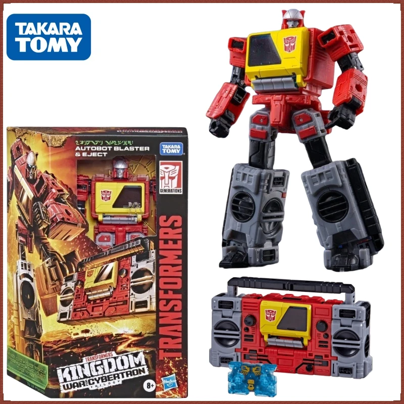 In Stock TM Transformer G Series Kingdom WFC-K44 Recorder & Ejecto Collect Figure Anime Robot Anime Action Models Kid Gifts