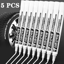 5 pcs white