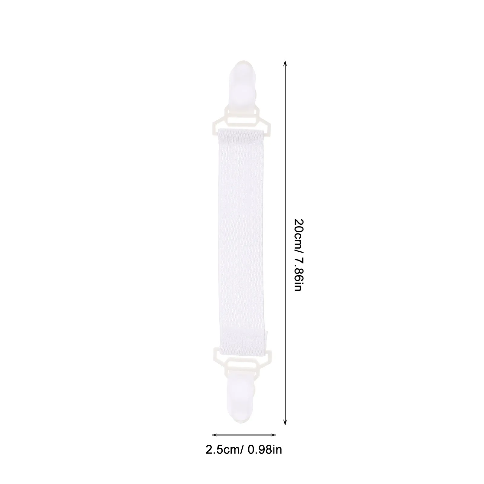 8Pcs Sheet Clips Bed Sheet Straps Heavy Duty Elastic Holders for Fitted Sheets Mattress Covers Tablecloths Slipcovers No Needle