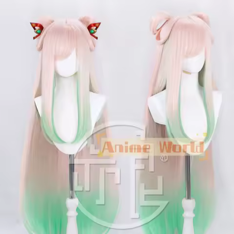 Game The Blade Dancer Irelia Cosplay Wig Synthetic Hair Heat Resistant Halloween Role Play Party