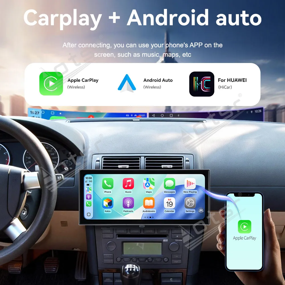 

CarPlay 15.8'' Android 15 для Ford Mondeo 2004-2007, автомобильные гаджеты, GPS-навигация, HD-экран, мультимедийный плеер, головное устройство