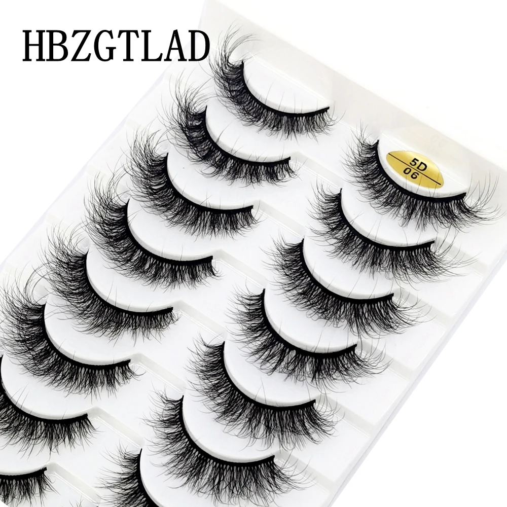 10 Pairs Nerz Gefälschte Wimpern Faux 3D Natürliche Lange Falsche Wimpern 3d Nerz Wimpern Weichen Flauschigen Wimpern Verlängerung Make-Up-Kit cilios – Detail 5