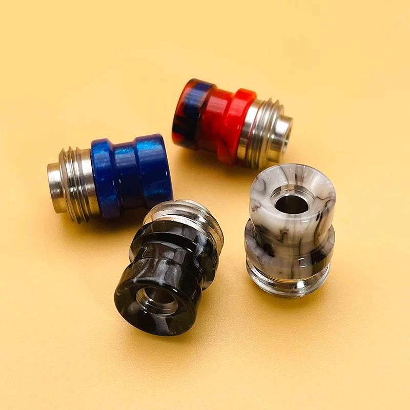 Dsx mission nunca estilo normal ponta de gotejamento 316ss bocal de resina para sxk bb/boleto caixa mod kit vape acessório vs missão comsos