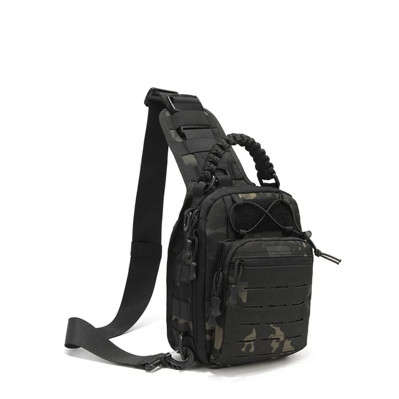 

Outdoor Sports Single Shoulder Sling Bag Military Fan Multi-Functional Waterproof Wear-Resistant Camouflage Tactical Chest Bag