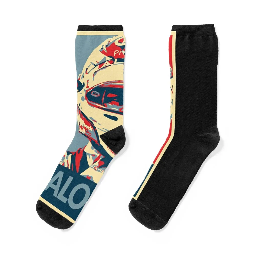 

Fernando Alonso F1 Essential T-Shirt Socks colored retro set funny sock Men's Socks Women's