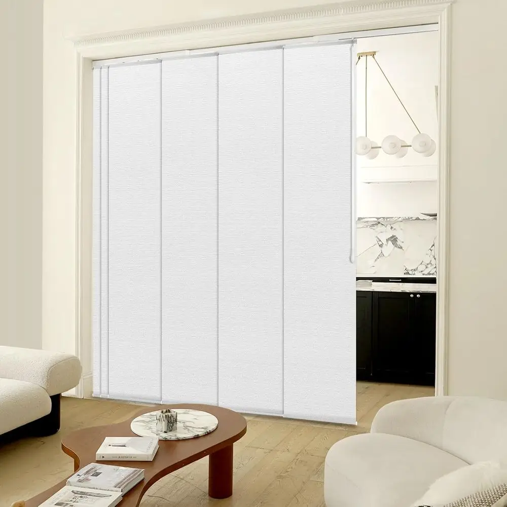 Adjustable Panel Track Blinds Manual Blackout Veal Blinds or Sliding Door