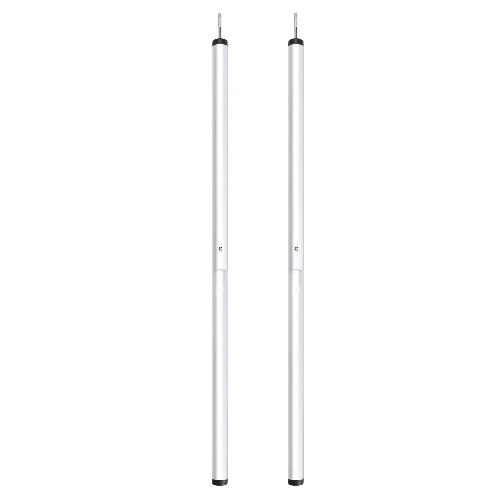 2,3 m verstellbare Camping-Planenstangen aus Aluminiumlegierung, teleskopierbar, tragbar, verstellbare Zeltstangen für Strand, Camping, Unterschlupf, Markise – Detail 13