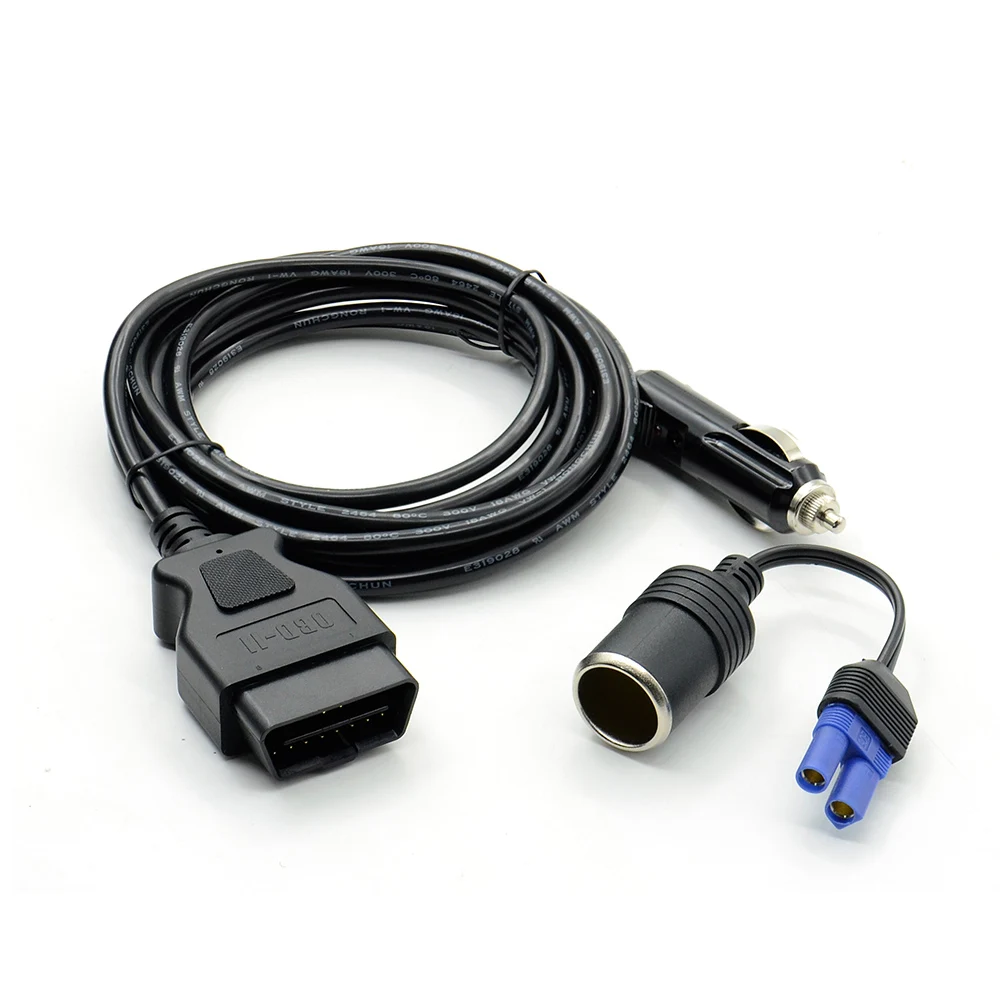 Adattatore di memoria 12V cavo di emergenza OBD2 II con presa EC5 Memory Saver(3 metri) connettore di interfaccia ECU per veicolo