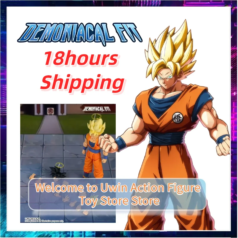 

[18Hours Shipping] Demoniacal Fit Eternal Martialist Warrior Returning From The Other Side Dragon Ball Goku 6-inch Moving Doll
