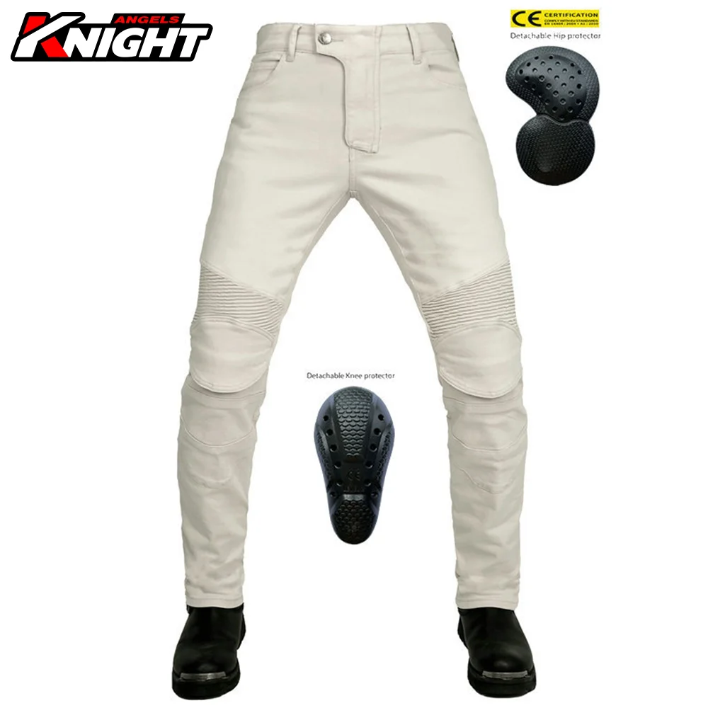 Motorcycle Jeans Moto Protection Motocross Pants Tear Resistant Motorcycle Motocross Jeans Casual Pants Rodilleras Moto Jeans