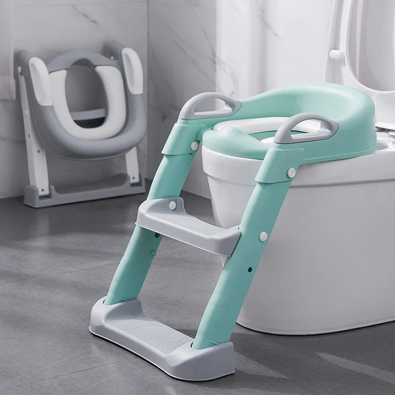 Escalera orinal infantil con respaldo – Entrenador desmontable para niño