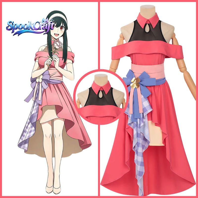 Anime Cosplay Yor - Yor Collab Jurk Cosplay Kostuum Spy