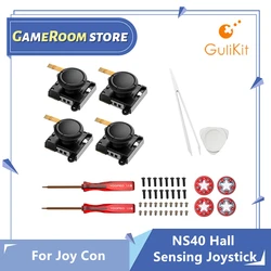 Gulikit-Joystick de detección de pasillo NS40 para JoyCon, reemplazo sin deriva, palo electromagnético para Nintendo Swicth NS, reparación OLED