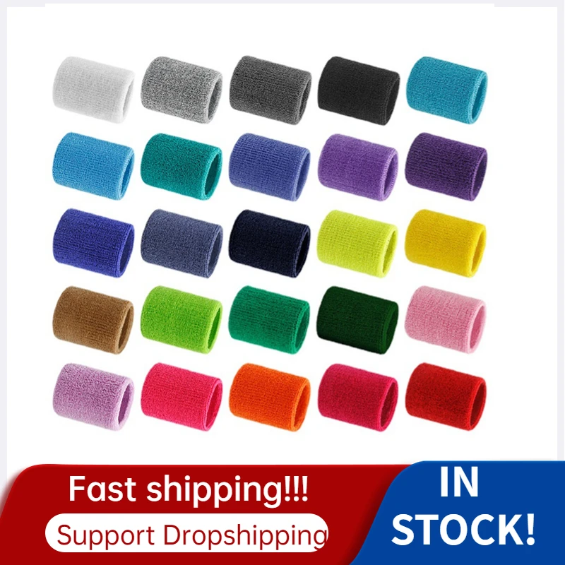 8x8cm opaska na nadgarstek tenis sport opaska na nadgarstek siatkówka siłownia opaska na nadgarstek wsparcie opaska przeciwpotna ręcznik bransoletka Protector hurtownia