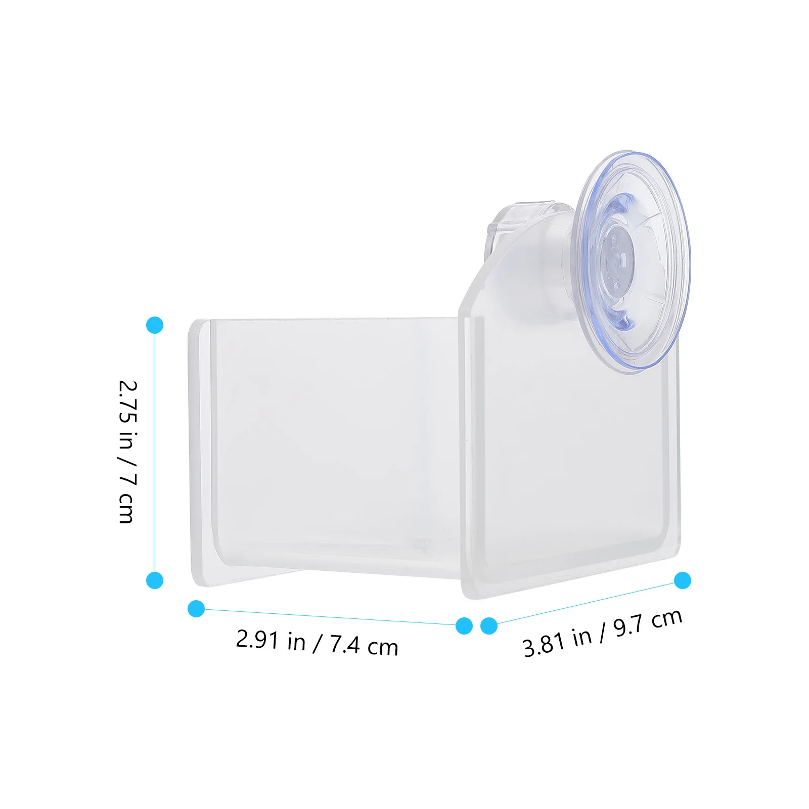 

2Pcs Reptile Water Feeder Food Bowl Durable Plastic Suction Cup Pet Dispenser for Gecko Lizard Turtle Reptile Water Feeder