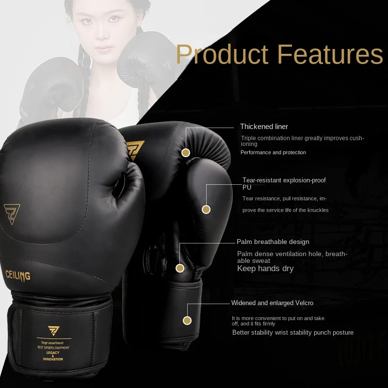 

ZTTY новые профессиональные боксерские перчатки для взрослых Sanda Fight боксерские перчатки мужские и женские тренировочные боксерские перчатки для бокса