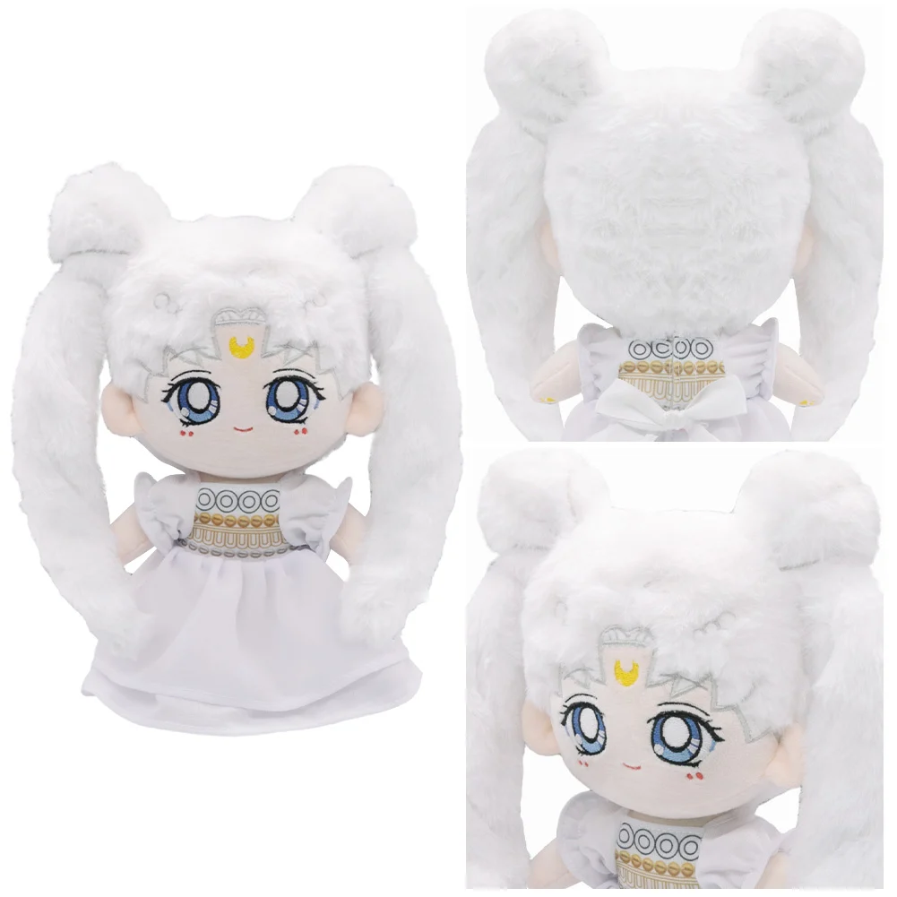 Anime żeglarz Cosplay księżyc pluszowy Usagi Tsukino Kino Makoto Hino Rei sukienka Cosplay ubrania Plushie maskotka świąteczny prezent dzieci