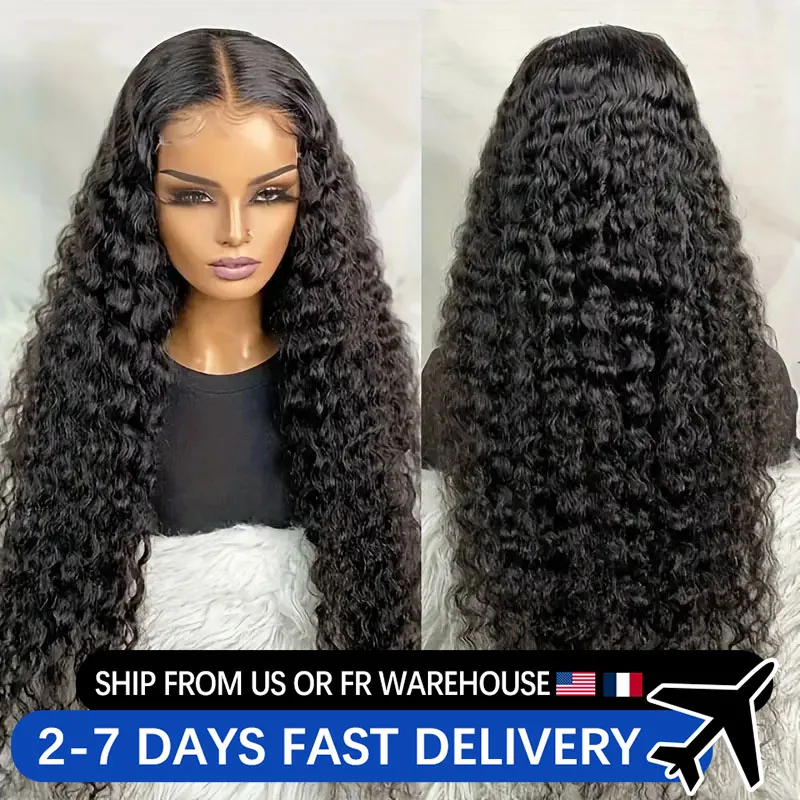 Lace Front Wigs Human Hair 30 34 Inch Loose Deep Wave Lace Frontal Wig 13x4 13x6 Human Hair Pre Plucked Wet and Wavy For Women