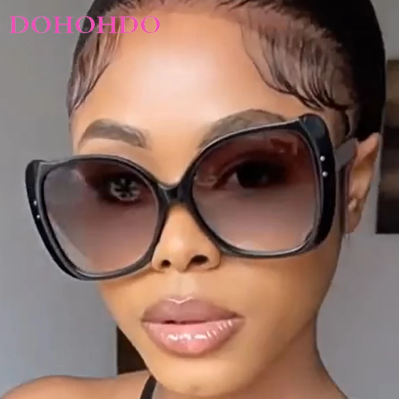 

Trending Rice Nail Butterfly Frame Traveling Women's Sunglasses Oversized High Quality Men Sunglass Driving Eyewear UV400 Lentes