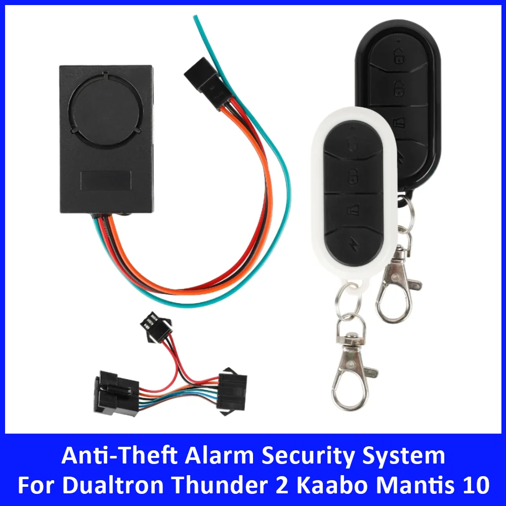 

Anti-Theft Remote Control Alarm Security System for Dualtron Thunder 2 Kaabo Mantis 10 Speedway 5 Scooter Wireless Alarm Bell